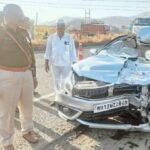 पुण्याहुन लग्नासाठी जाणाऱ्या पती – पत्नीवर काळाचा घाला, एक महिला गंभीर जखमी