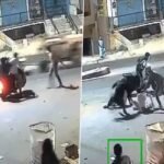 घटना कॅमेऱ्यात कैद…….. डोळ्यात मिरची पावडर घालून २५ लाखांचे दागिने लुटले