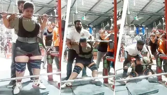 भयंकर …… सरावावेळी मानेवर पडले २७० किलो वजनाचे रॉड , युवा महिला वेटलिफ्टरचा मृत्यू