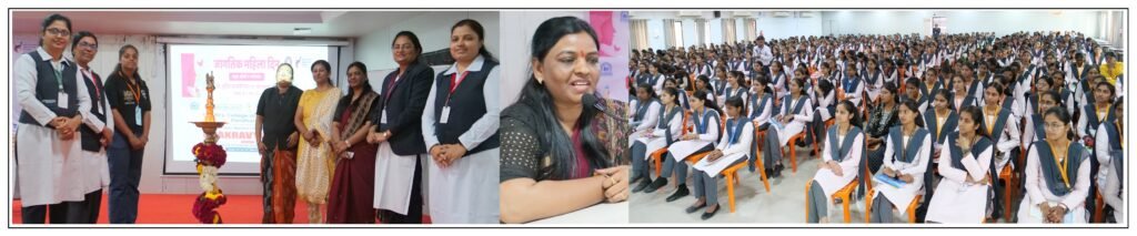 स्वेरीमध्ये ‘जागतिक महिला दिन’ साजरा; उज्ज्वल भवितव्यासाठी आपल्यावर होणारे संस्कार महत्त्वाचे -ॲड.सुनीता साळसिंगीकर