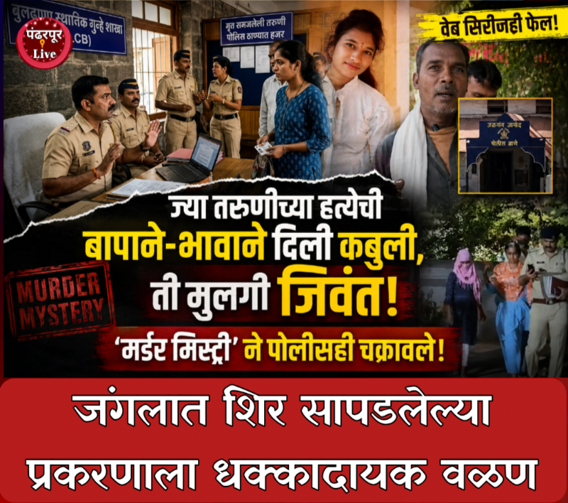 जंगलात शिर सापडलेल्या प्रकरणाला धक्कादायक वळण, मयत तरुणी निघाली जिवंत, थेट पोहोचली पोलीस स्टेशनला!