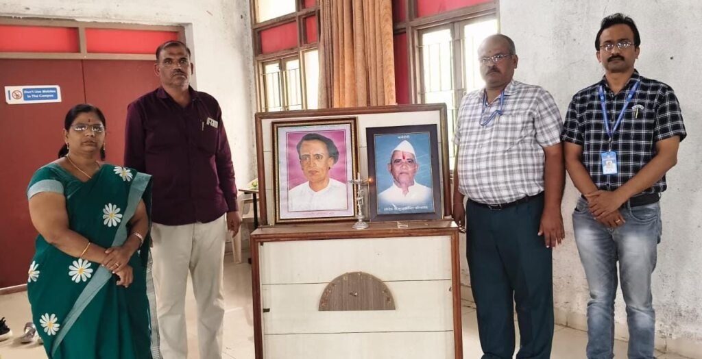 कर्मयोगी इन्स्टिट्यूटमध्ये साहित्यरत्न लोकशाहीर अण्णा भाऊ साठे यांचा जन्मदिन ‘लेखन प्रेरणा दिन’ म्हणून उत्साहात साजरा.